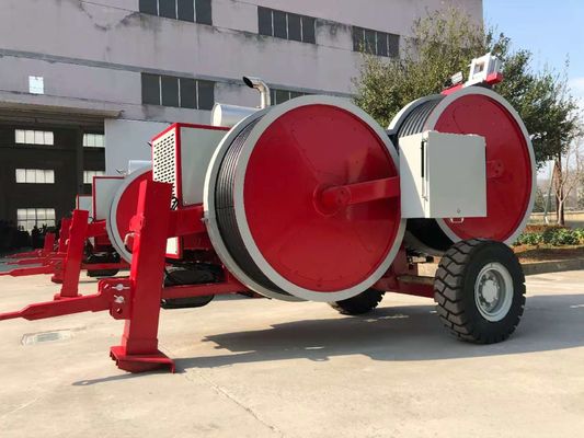 Εξοπλισμός για την οδήγηση αεροπορικών γραμμών με μέγιστη διαλείπουσα τάση 2x50kN Μηχανή υδραυλικής τάσης