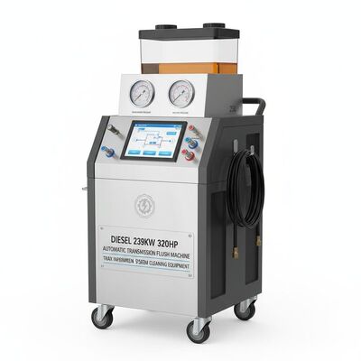 Ντίζελ 239kw320hp Αυτοματοποιημένη μηχανή πλύσης μεταφοράς Μαξ Διαλείπουσα έλξη 90KN Εξοπλισμός καθαρισμού συστήματος μεταφοράς