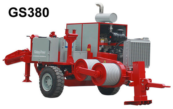 Γραμμή μετάδοσης GS380 440kw 590hp που δένει με σπάγγο την υδραυλική τροχαλία μηχανών της imported