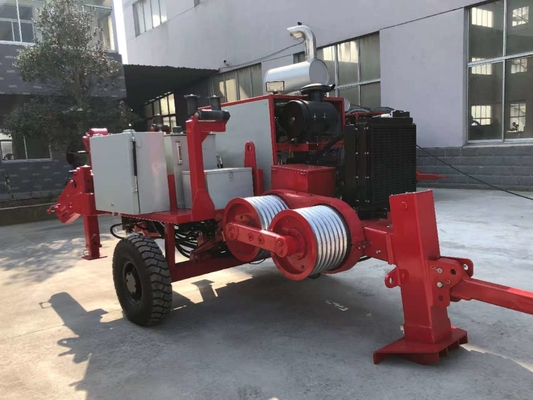 220 Kv υπερυψωμένο Tensioner καλωδίων 9 τόνου που δένει με σπάγγο τον εξοπλισμό 90kn