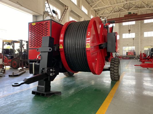 1x90kN Υψηλής Ποιότητας Υδραυλικός Ελκυστήρας και Τεντωτήρας Καλωδίων για Εγκατάσταση Γραμμών Μεταφοράς