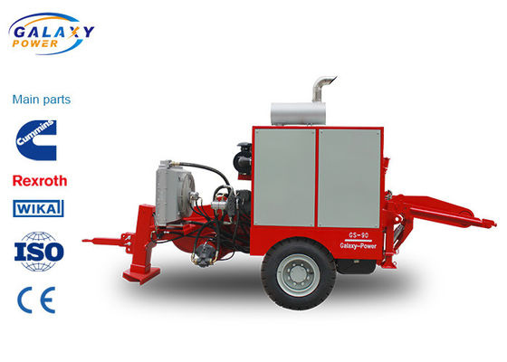 Μηχανών ανώτατο διαλείπον τράβηγμα 90kN τροχαλιών της imported 118kw 158hp υδραυλικό