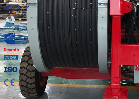 Tensioner μηχανών 77kw 103hp imported υδραυλική ανώτατη διαλείπουσα ένταση 2x45/1x90kN που δένει με σπάγγο τον εξοπλισμό