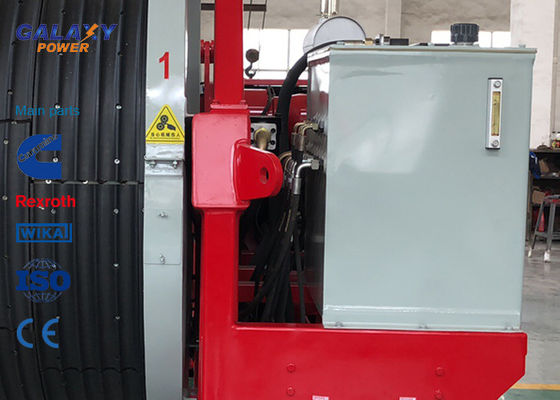 Tensioner μηχανών 77kw 103hp imported υδραυλική ανώτατη διαλείπουσα ένταση 2x45/1x90kN που δένει με σπάγγο τον εξοπλισμό