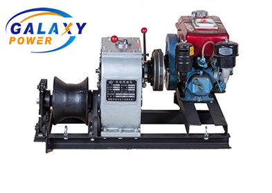 Fast Speed Gas Engine Shaft Driven 5 Ton Petrol Engine Powered Cable Puller Winch