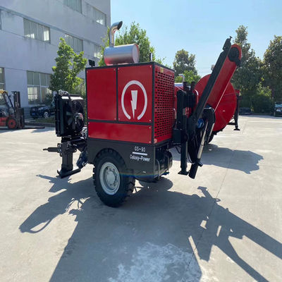 118kw υδραυλικός ανώτατος 9Ton (158hp) εξολκέας καλωδίων diesel που δένει με σπάγγο τον εξοπλισμό