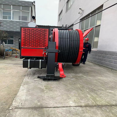 220KV Tensioner ηλεκτροφόρων καλωδίων 2x40KN 8T μετάδοσης που δένει με σπάγγο τον εξοπλισμό