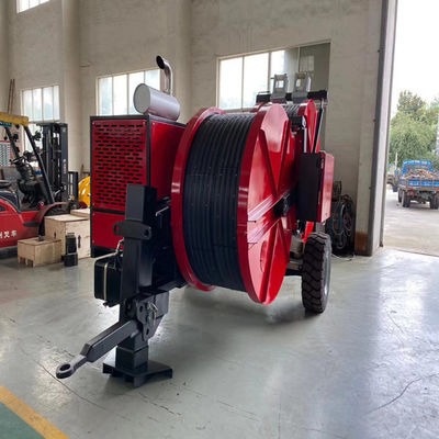 Ανώτατος 2x40KN Overhad κόκκινου χρώματος ανθεκτικός εξοπλισμός Strinnging γραμμών diesel