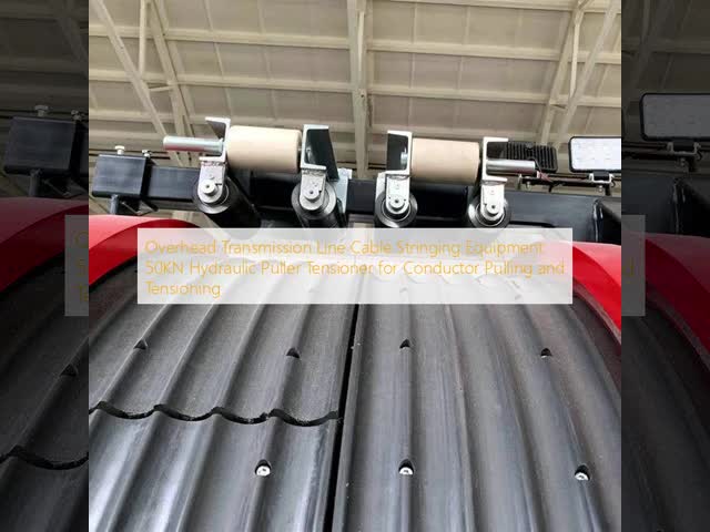 Κίνα Υδραυλικός τεντωτής 2x50kN Εξοπλισμός συρρίκνωσης αεροπορικών γραμμών για κινητήρα δίδυμων συνδεδεμένων αγωγών προς πώληση